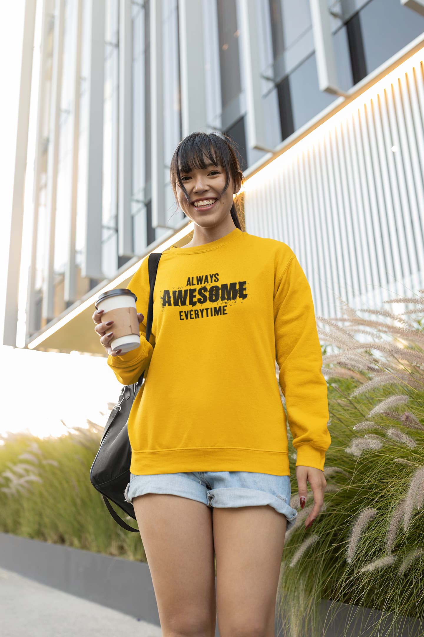 UNISEX GOLDEN YELLOW SWEATSHIRTS