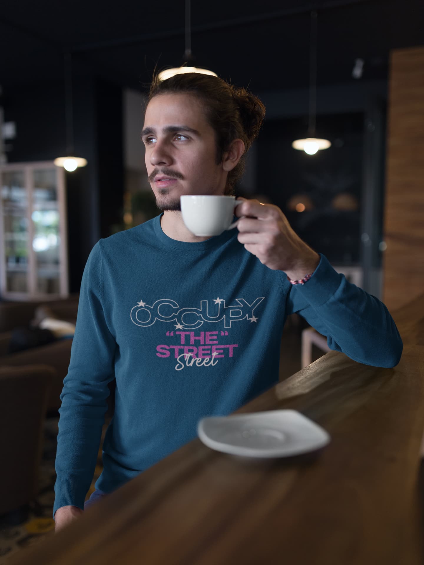 UNISEX NAVY BLUE SWEATSHIRT
