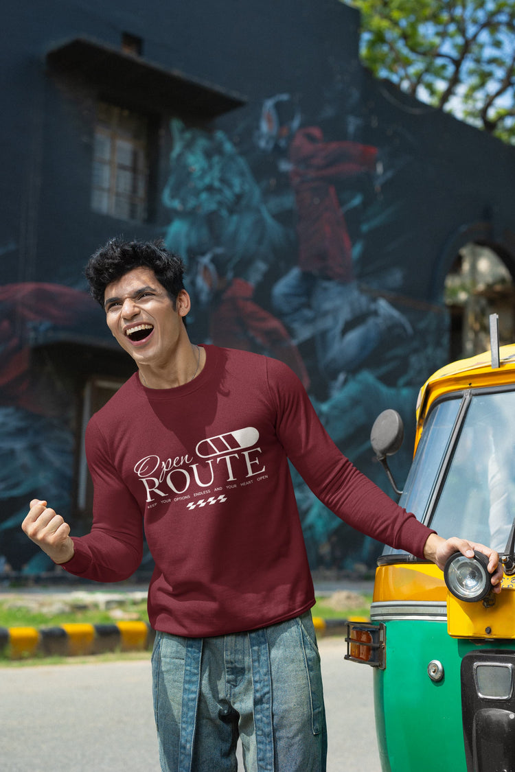 MENS MAROON SWEATSHIRT