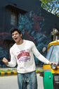 MENS WHITE SWEATSHIRT