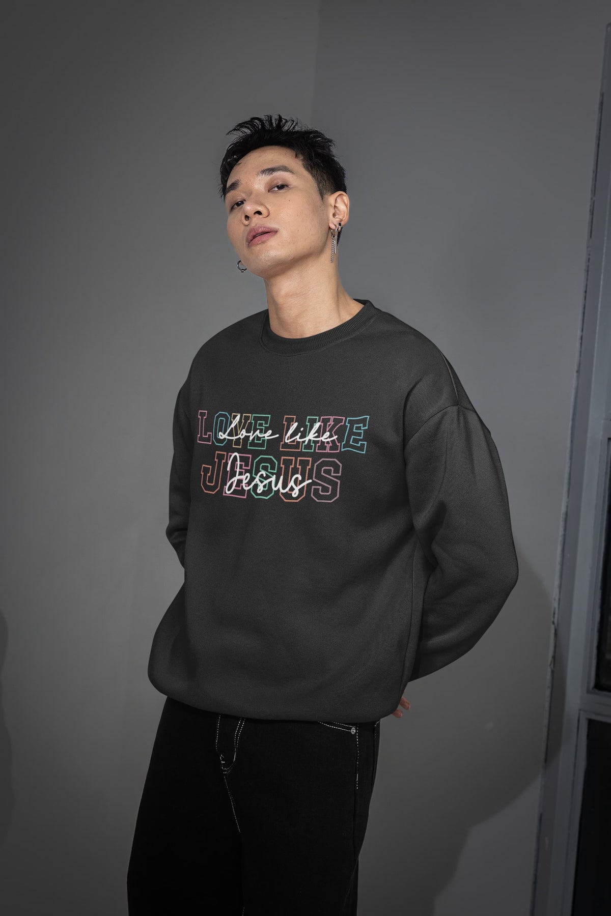 Men's Black Sweatshirts