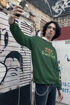MENS OLIVE GREEN SWEATSHIRT