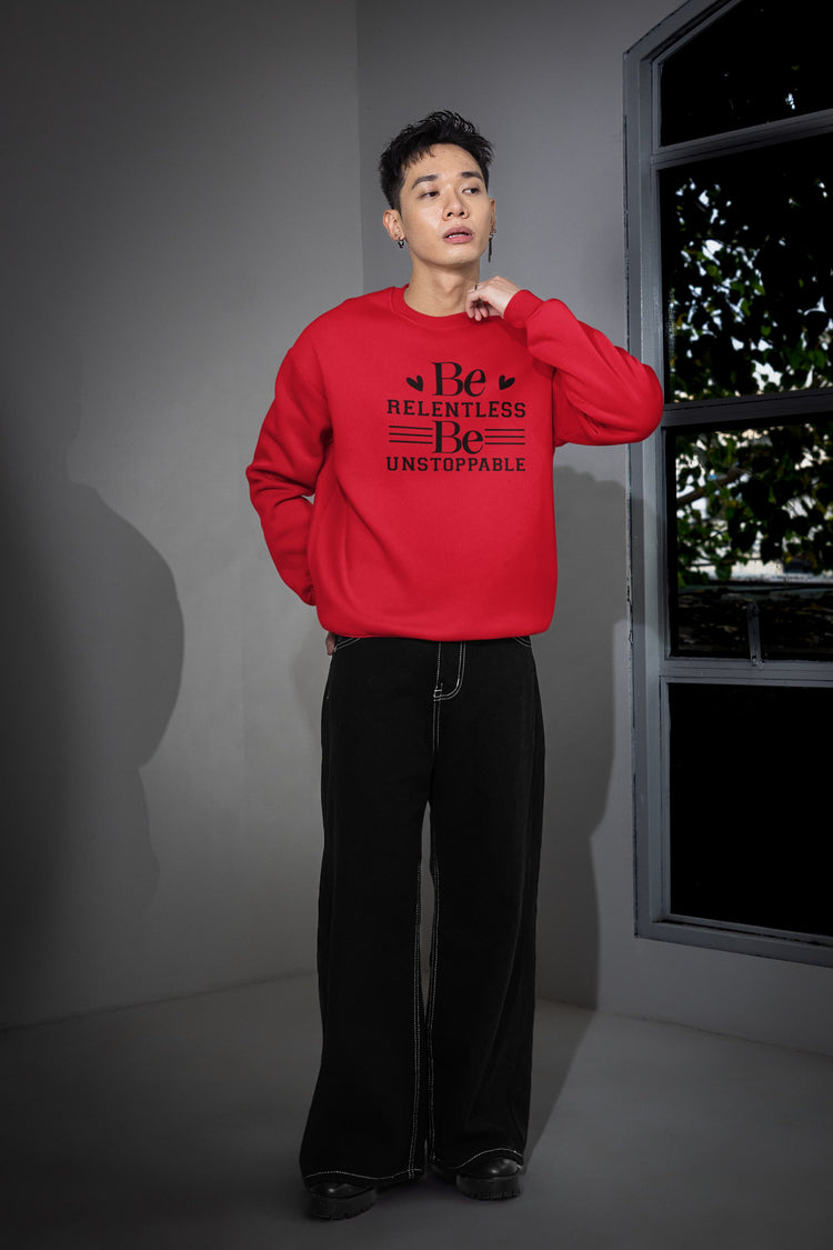 UNISEX RED SWEATSHIRT