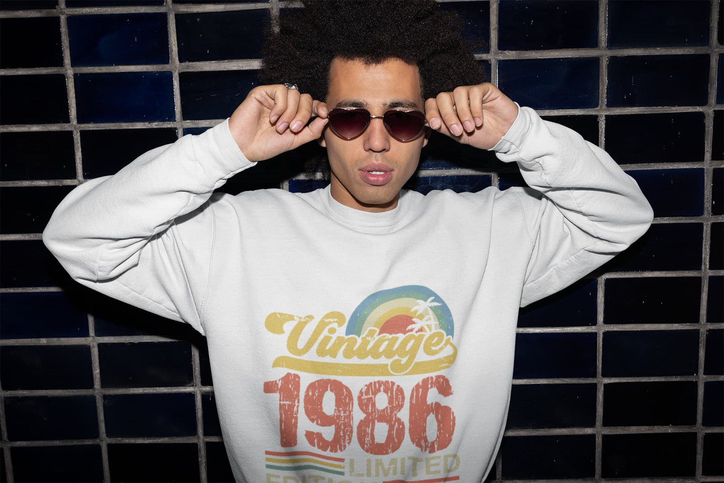 Men's White Sweatshirt