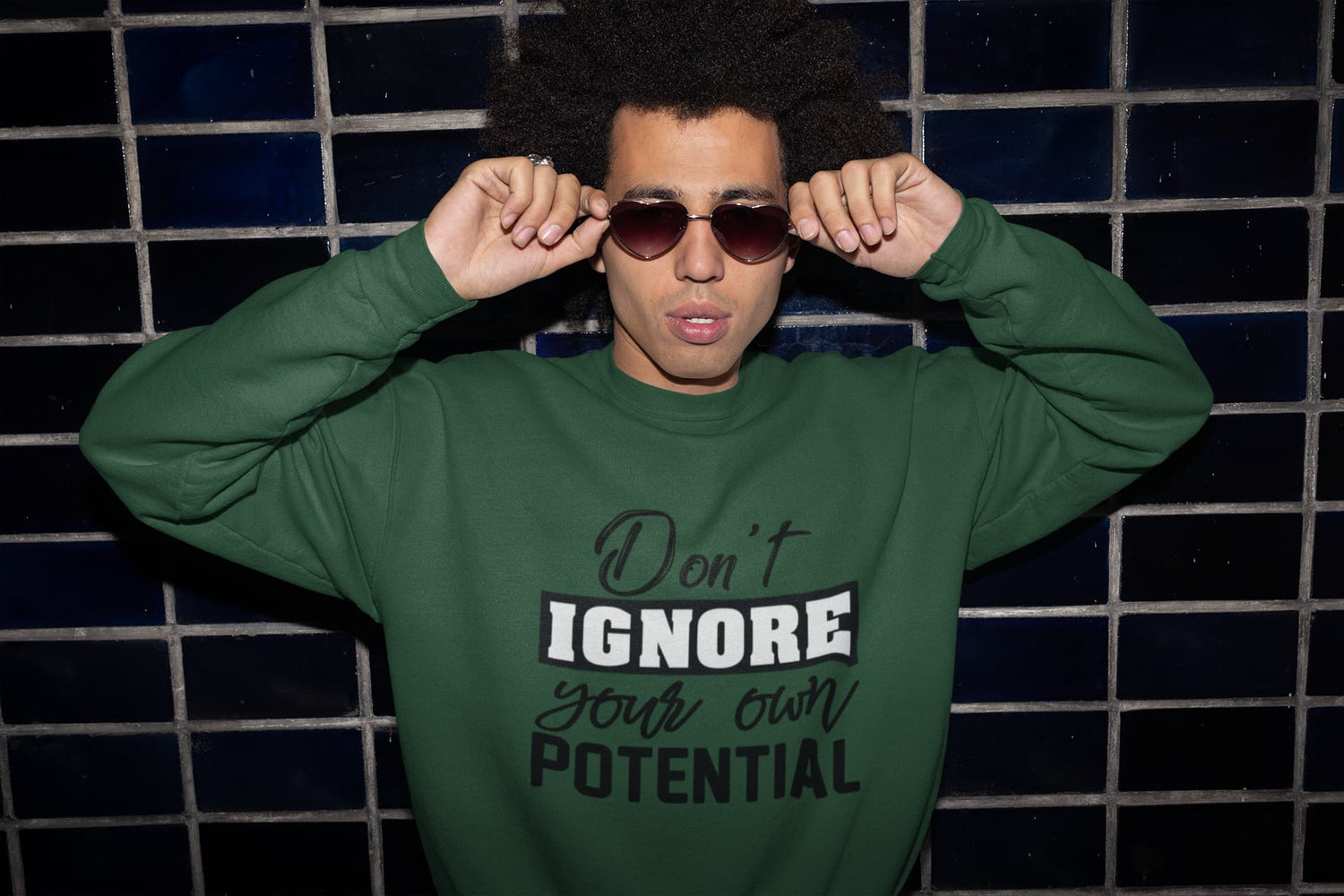 UNISEX OLIVE GREEN SWEATSHIRTS