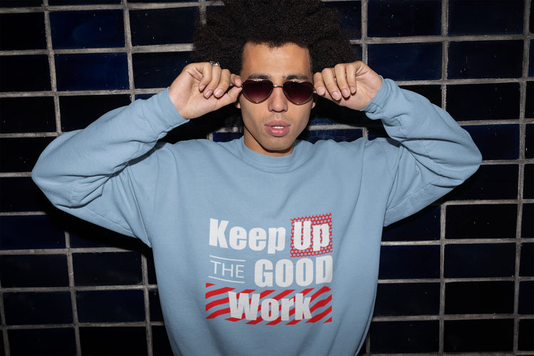 UNISEX BABY BLUE SWEATSHIRT