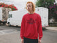 MENS RED SWEATSHIRT