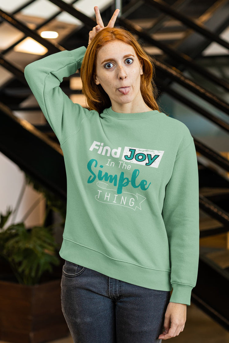 UNISEX MINT GREEN SWEATSHIRT 