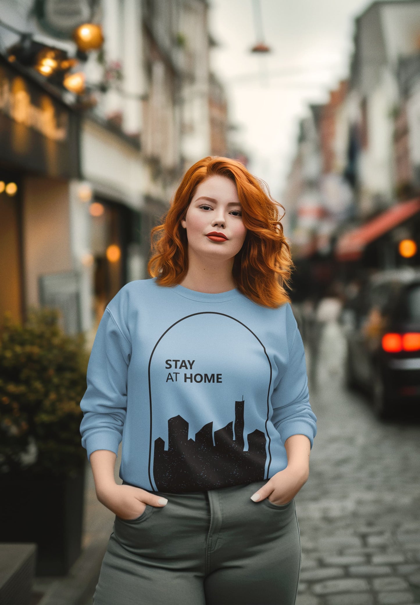 Men's Baby Blue Sweatshirts