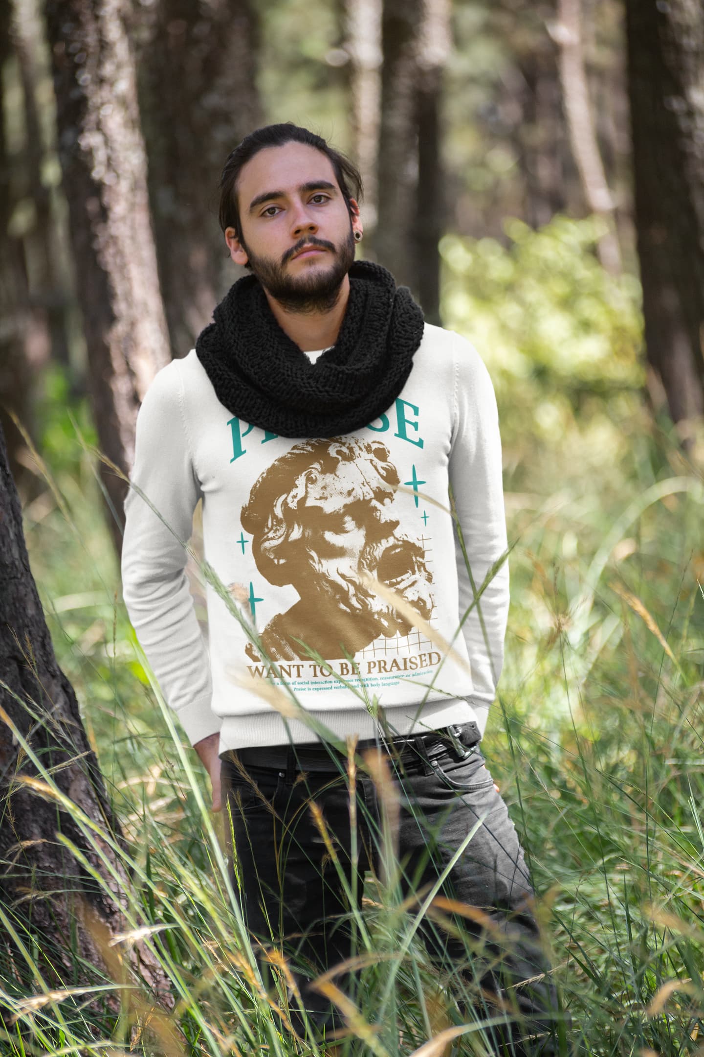 Men's White Sweatshirts