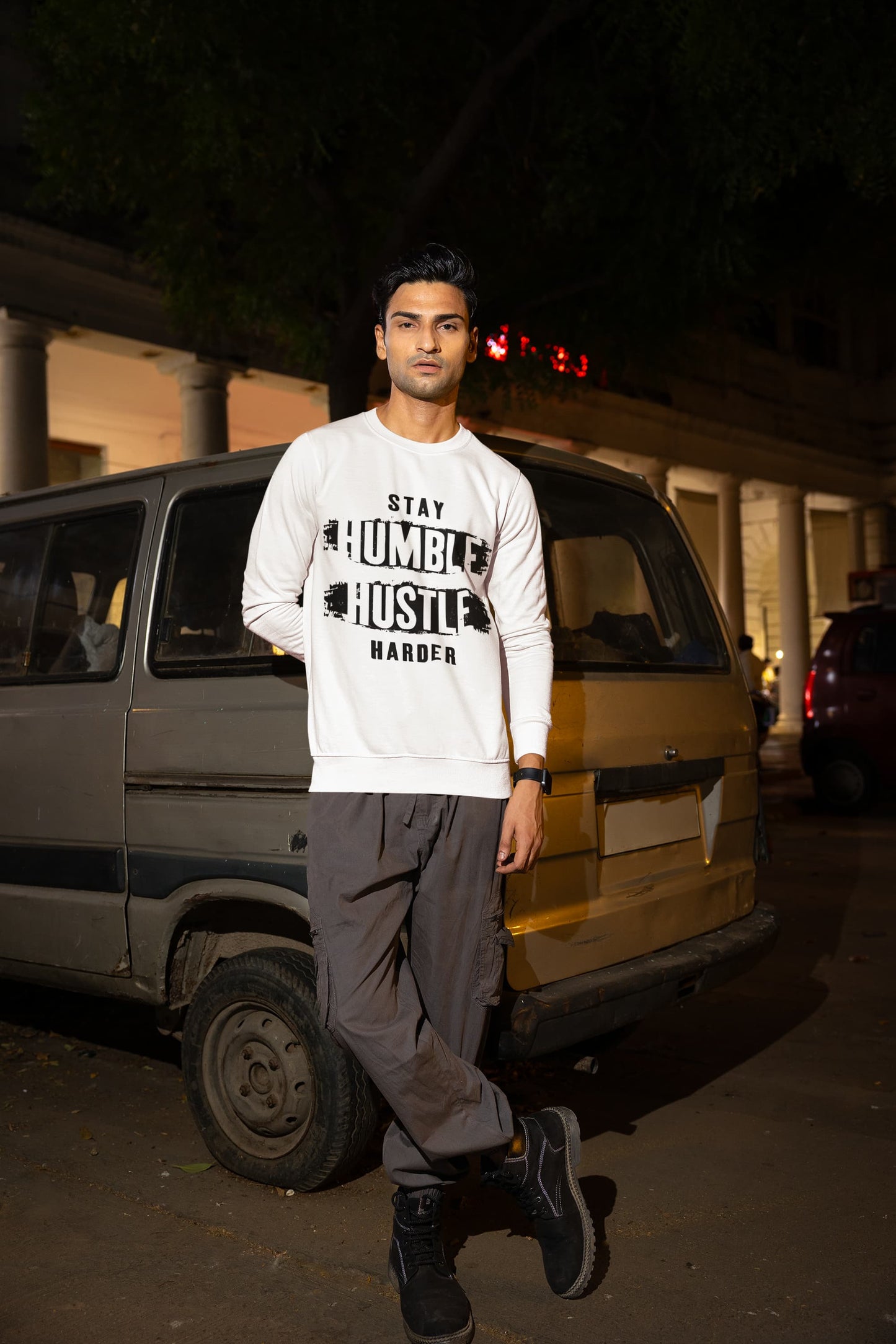 Men's White Sweatshirts