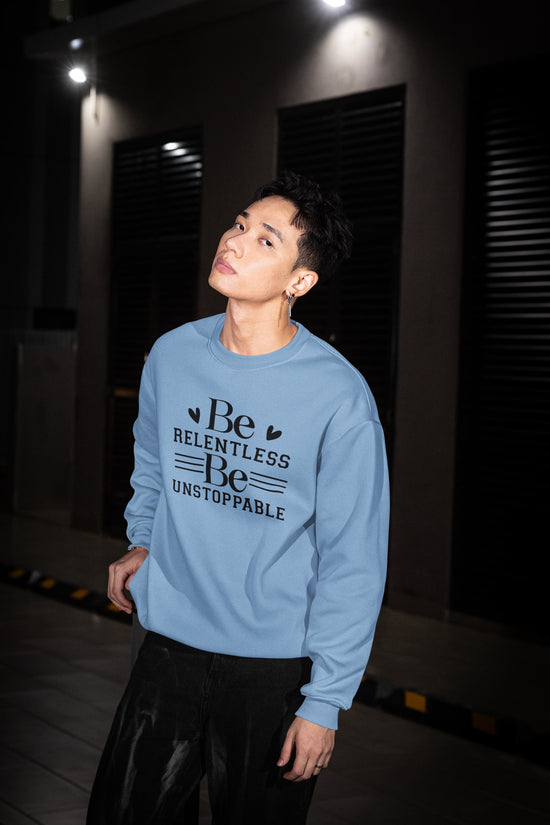 UNISEX BABY BLUE SWEATSHIRT