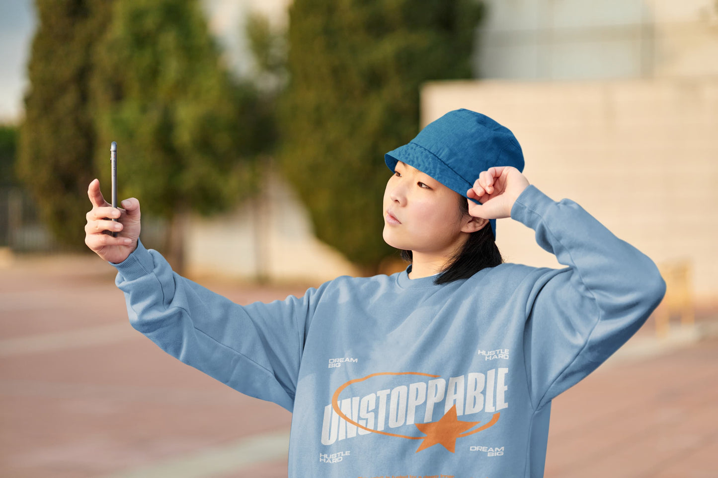 Men's Baby Blue Sweatshirts