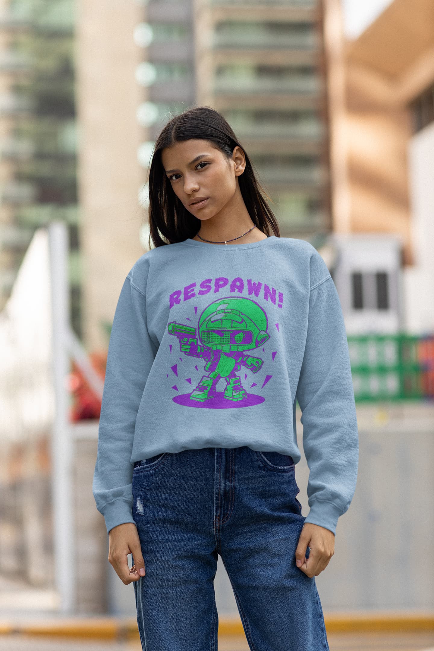 Men's Baby Blue Sweatshirts