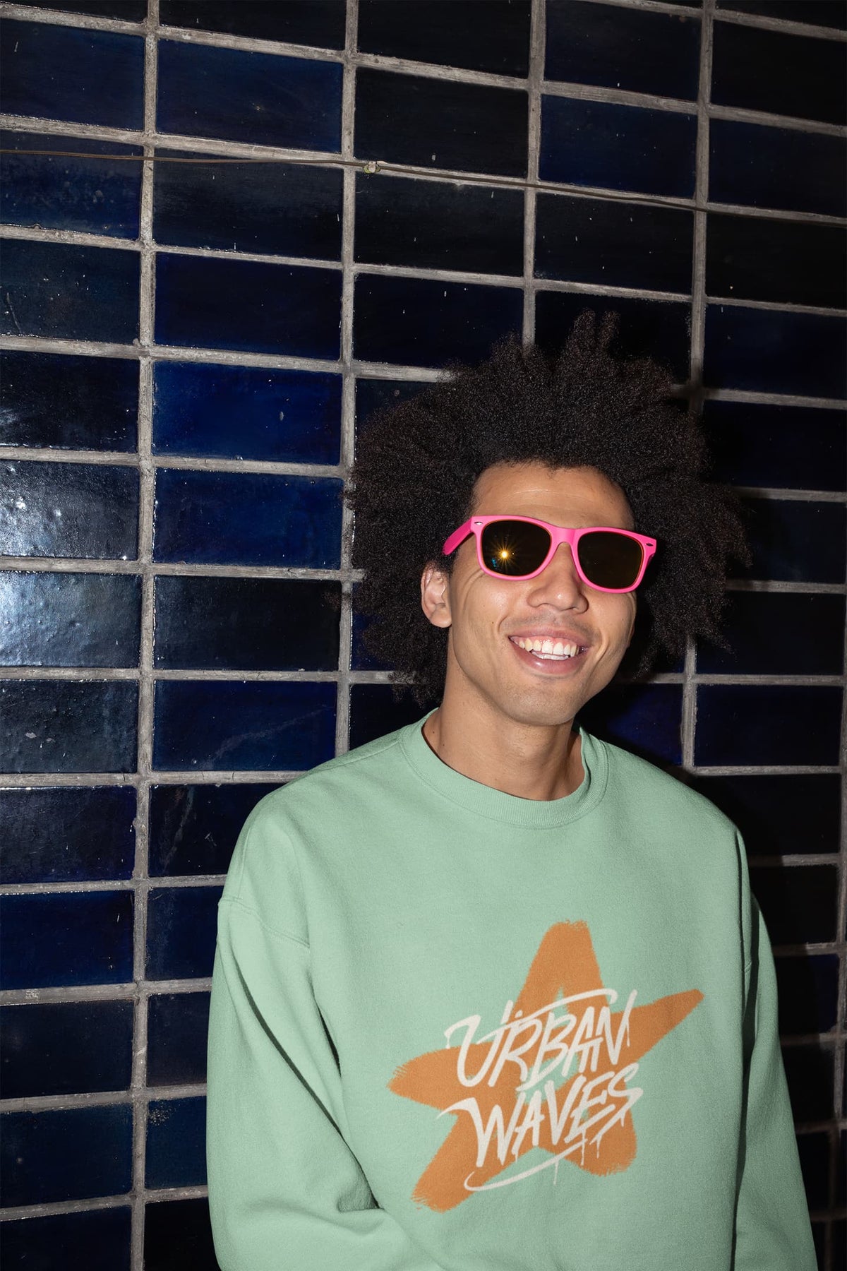 MENS MINT GREEN SWEATSHIRT
