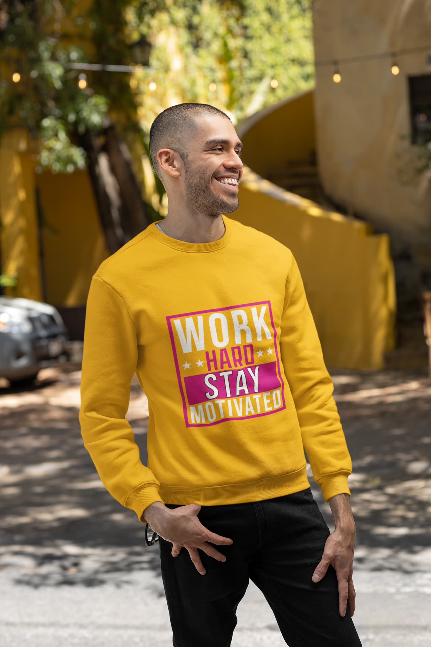 UNISEX GOLDEN YELLOW SWEATSHIRT 