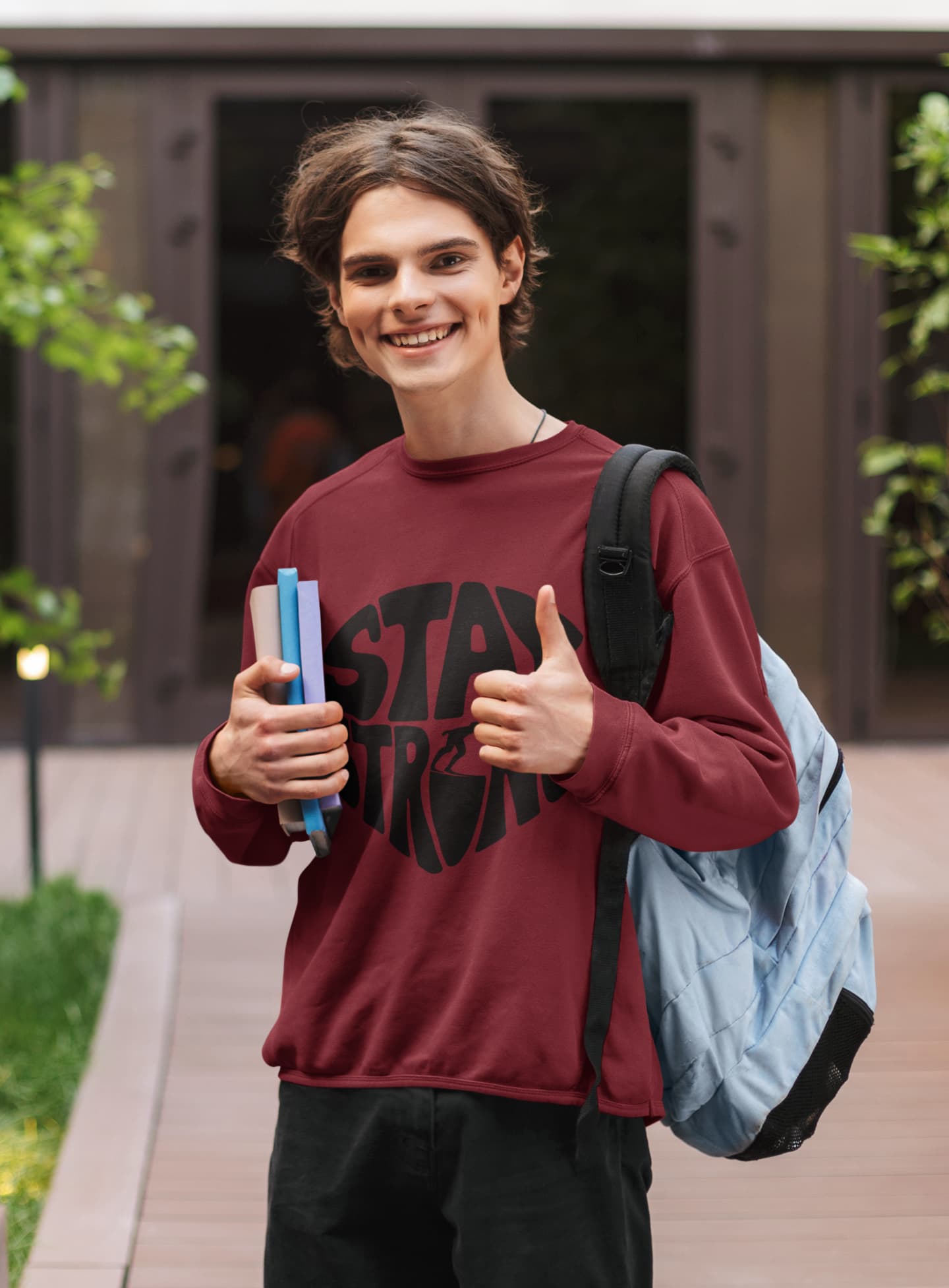 Men's Maroon Sweatshirts