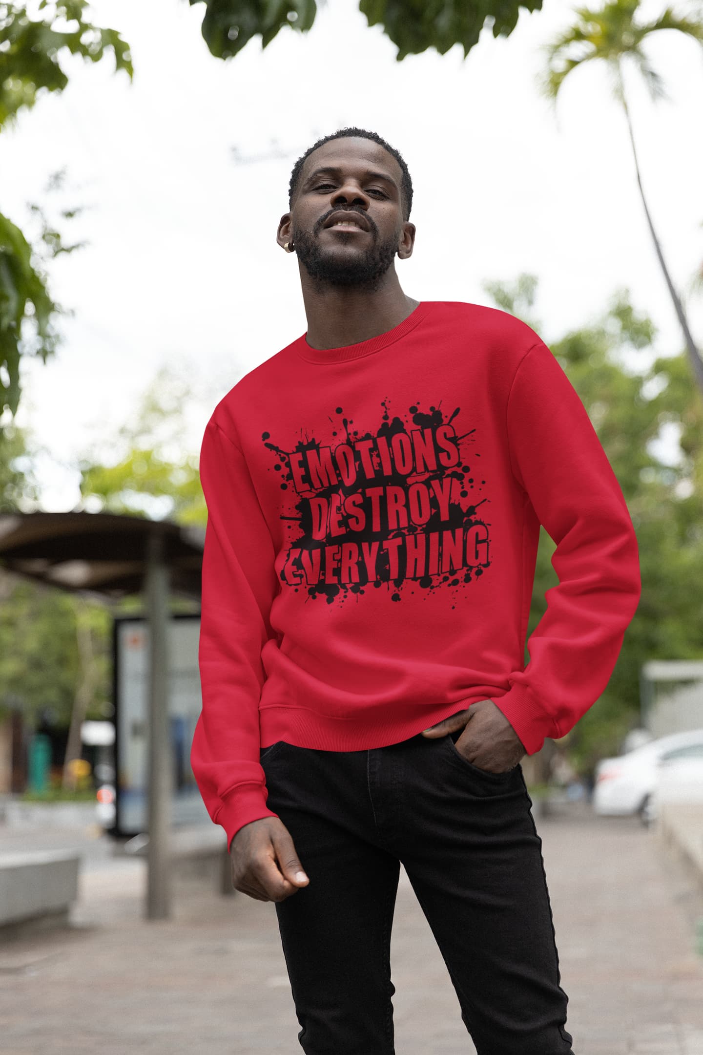 Men's Red Sweatshirts
