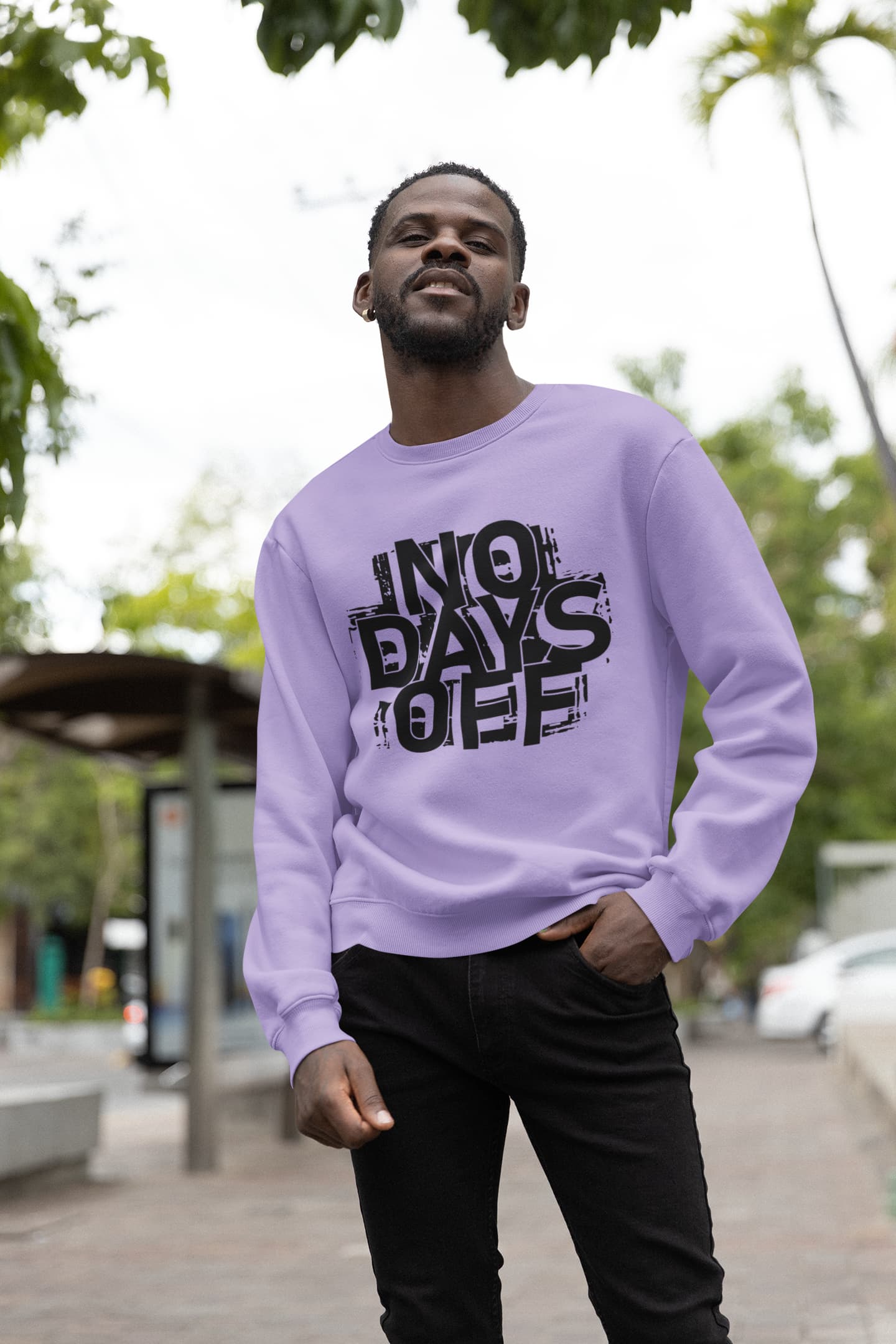 Men's Iris Lavender Sweatshirts