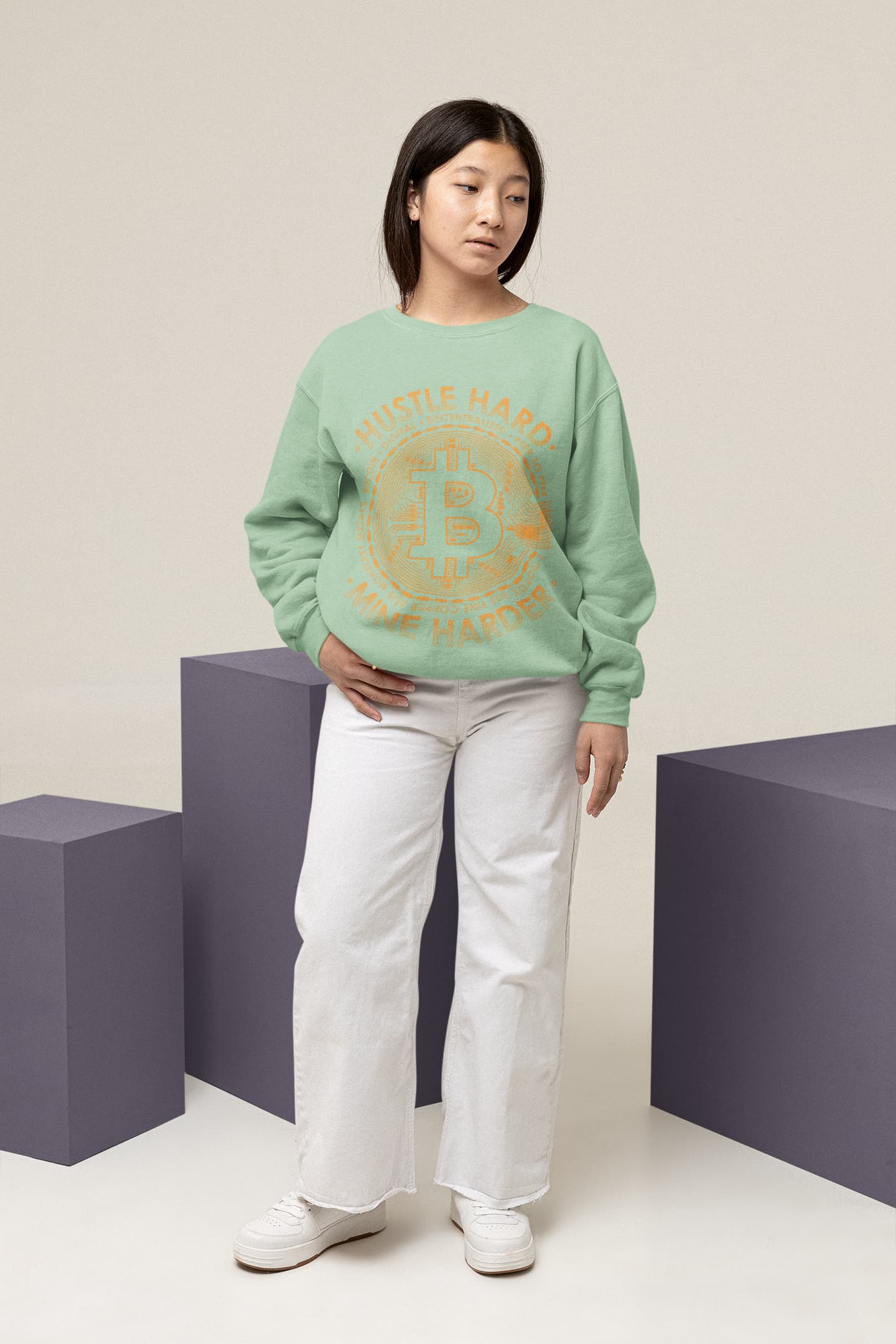 Men's Mint Green Sweatshirts