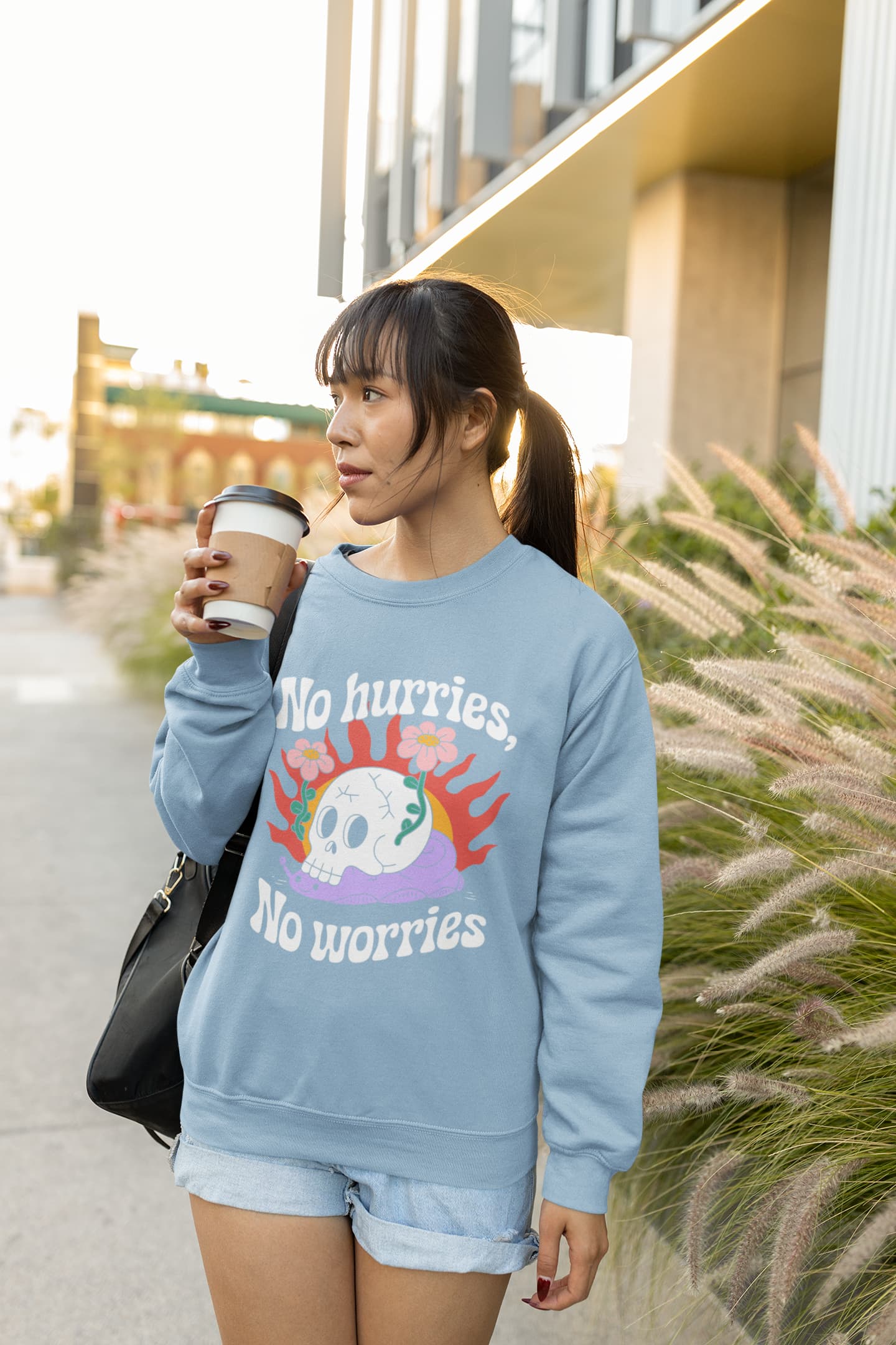 Men's Baby Blue Sweatshirts