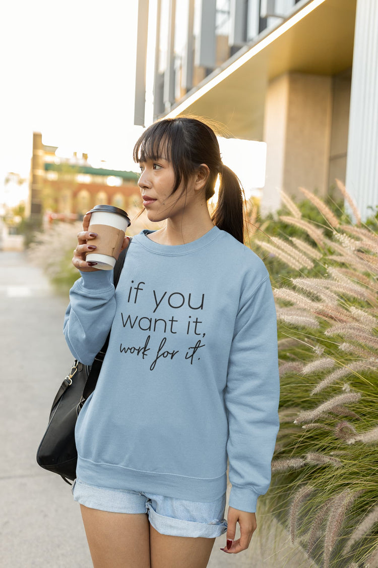 UNISEX BABY BLUE SWEATSHIRT