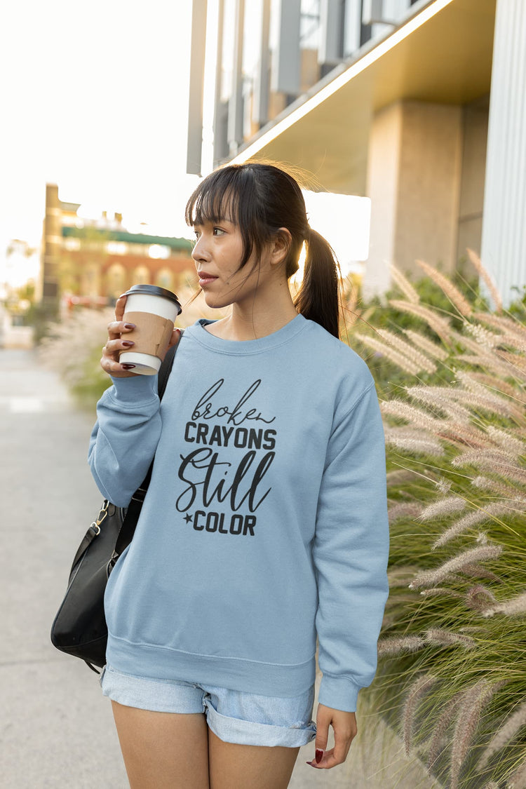 UNISEX BABY BLUE SWEATSHIRT