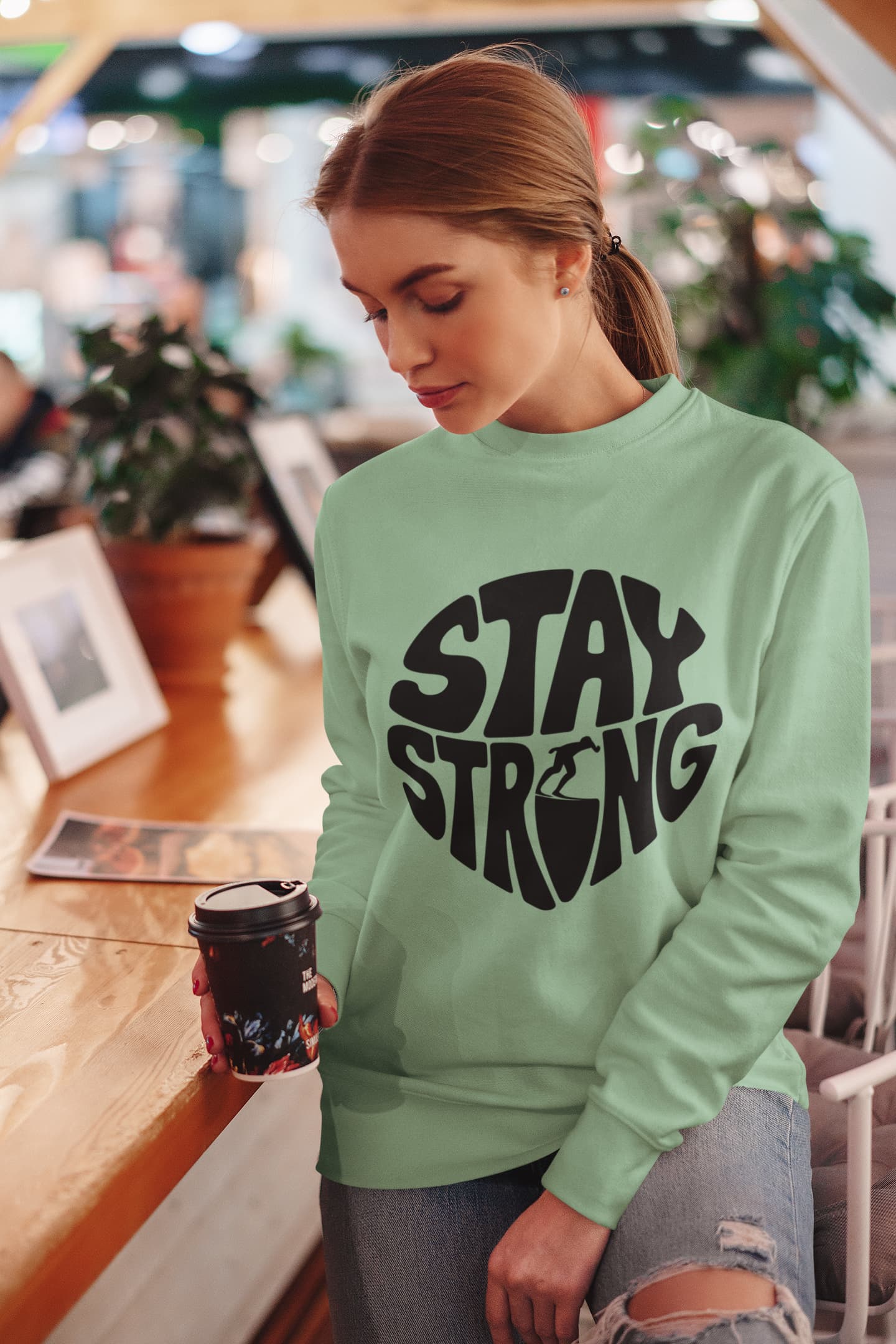 Men's Mint Green Sweatshirts