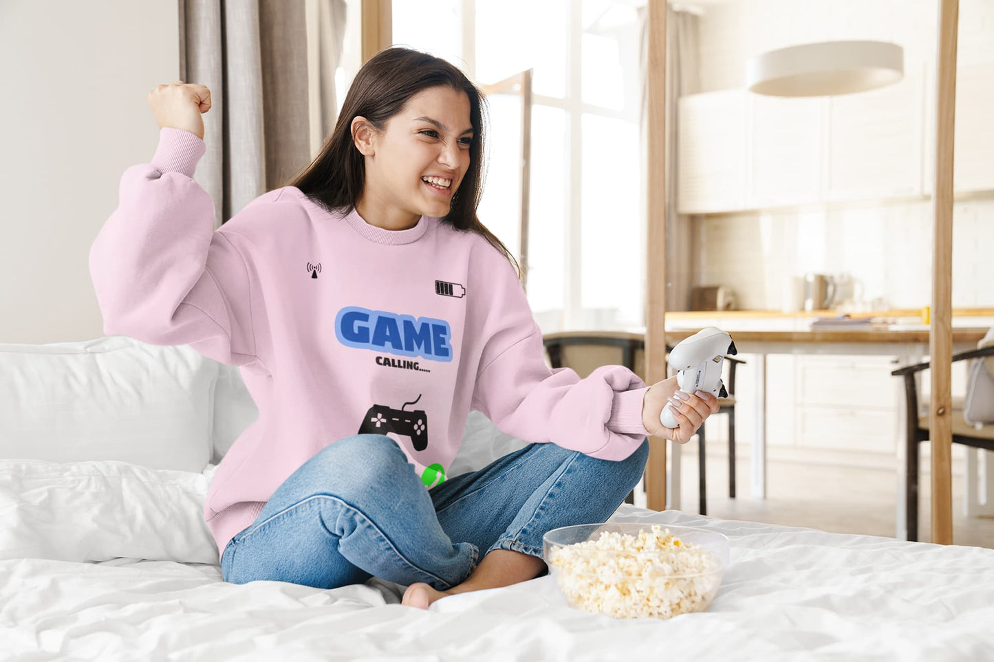Men's Light Pink Sweatshirts