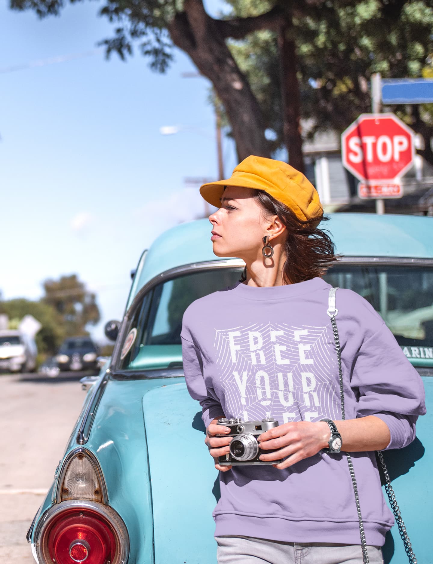 Women's Iris Lavender Sweatshirts