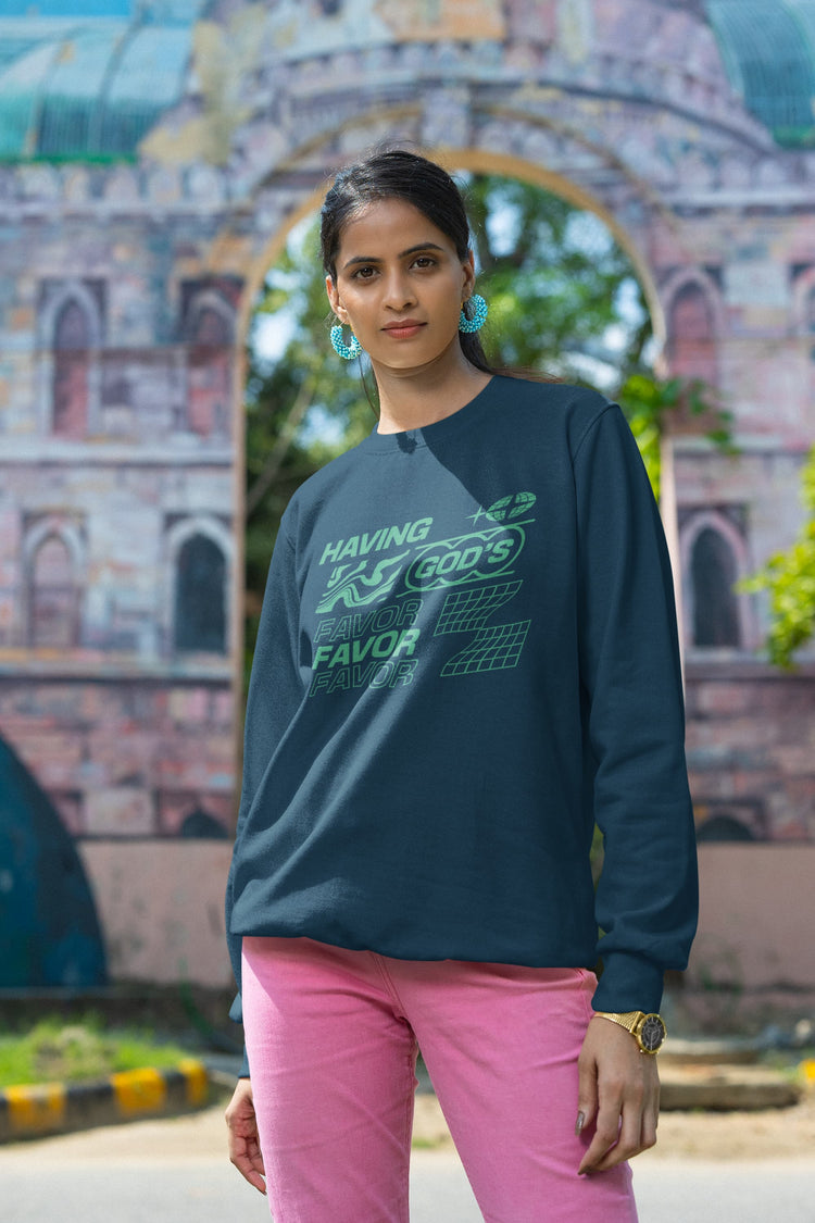 UNISEX NAVY BLUE SWEATSHIRT
