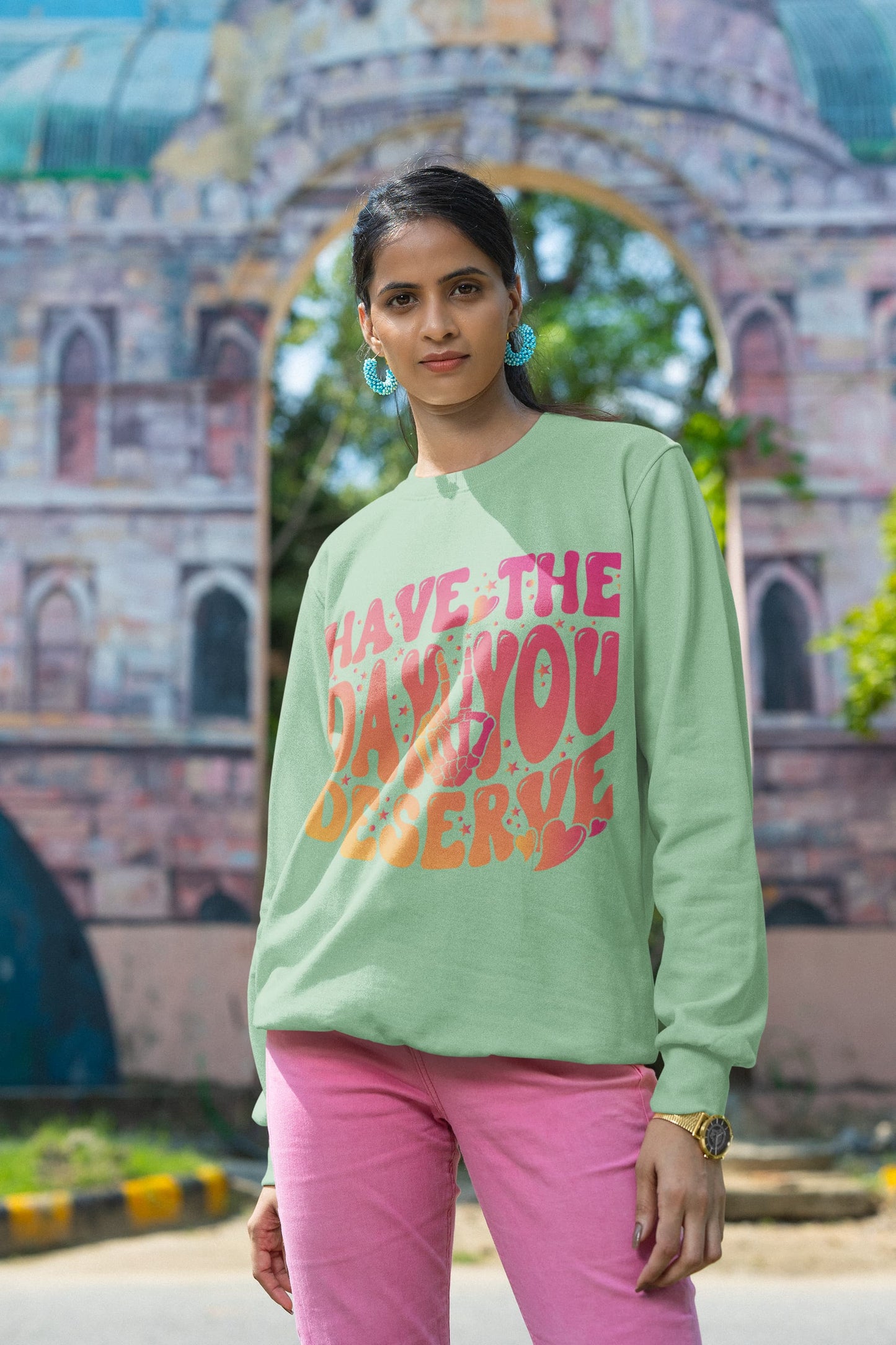 Men's Mint Green Sweatshirts