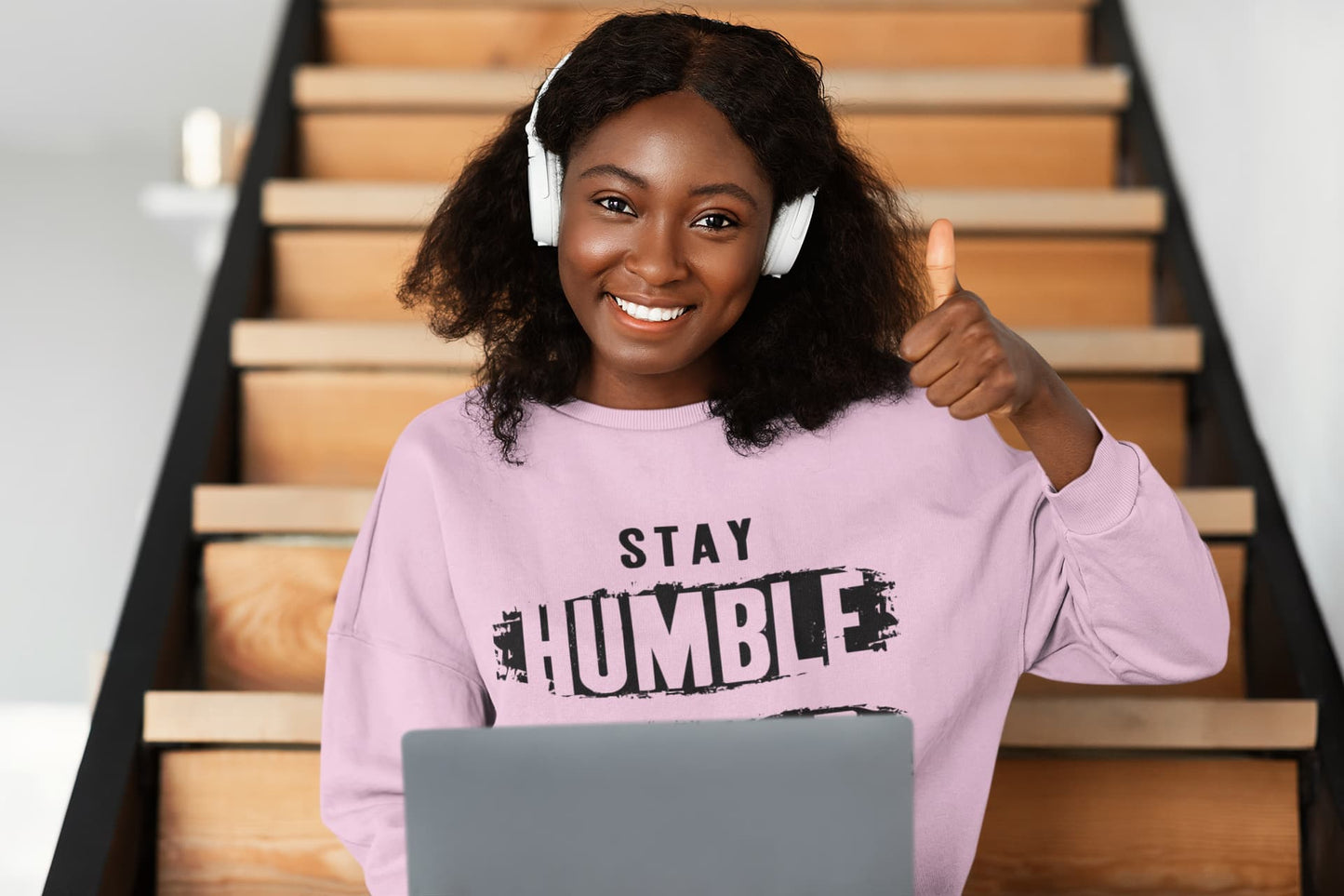 Women's Light Pink Sweatshirts