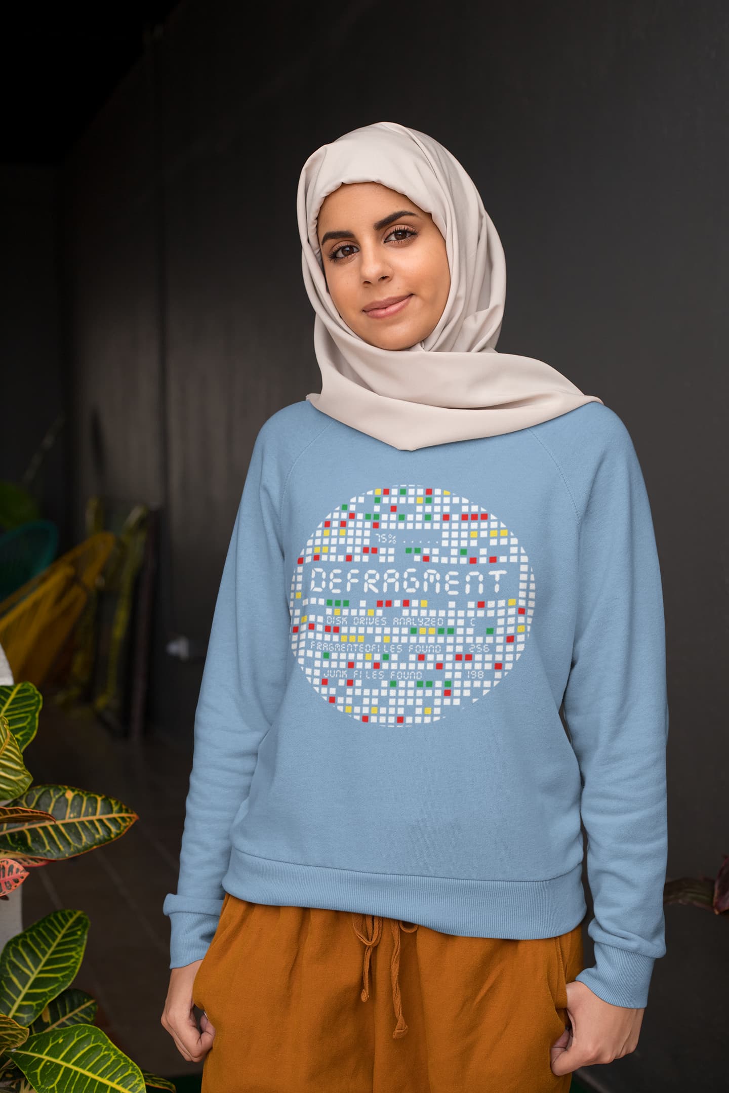 Women's Baby Blue Sweatshirts