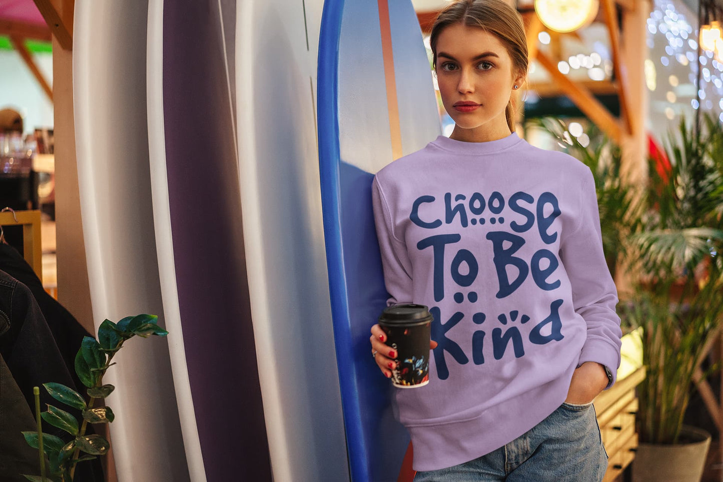Women's Iris Lavender Sweatshirts