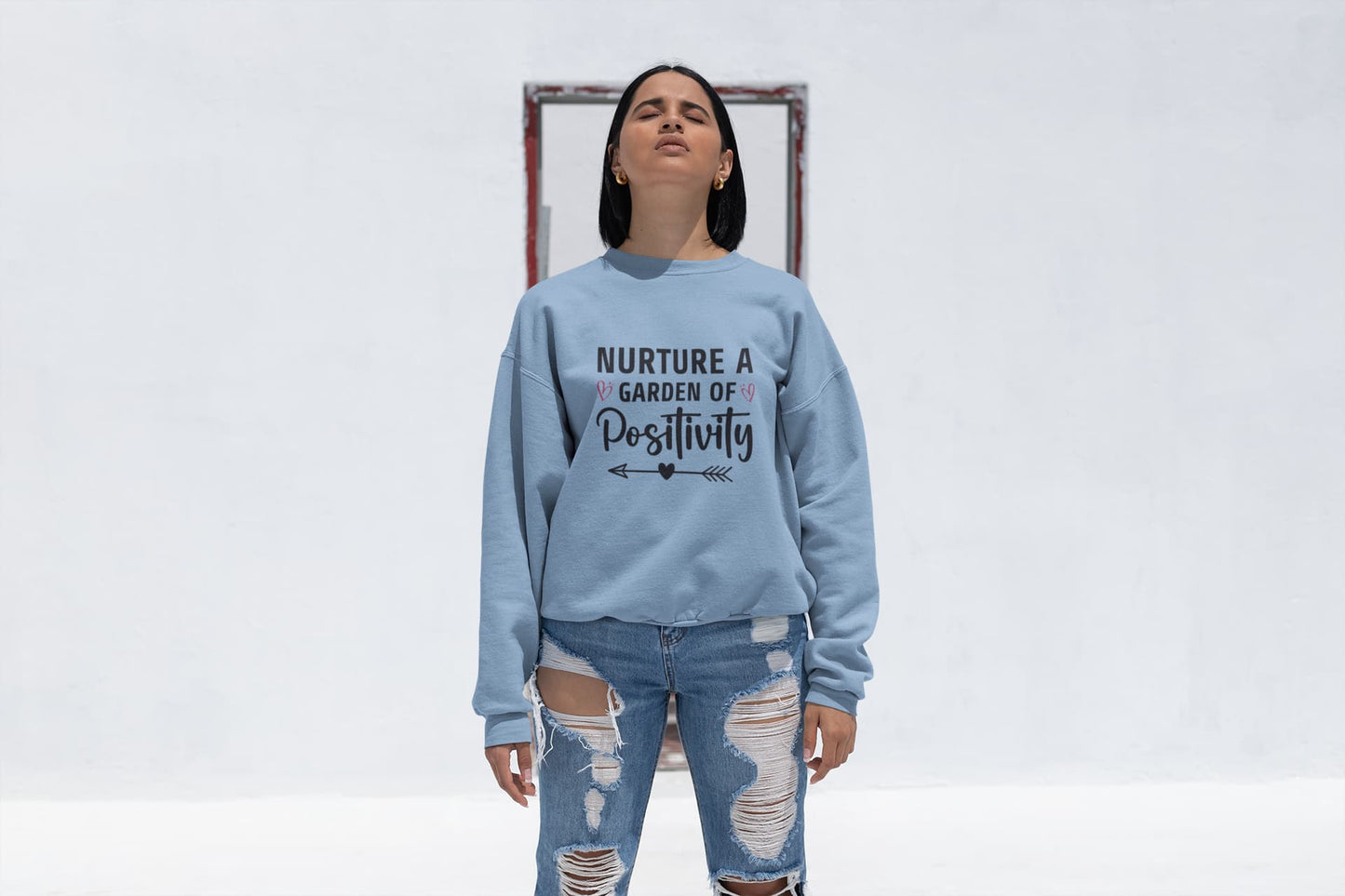 UNISEX BABY BLUE SWEATSHIRT