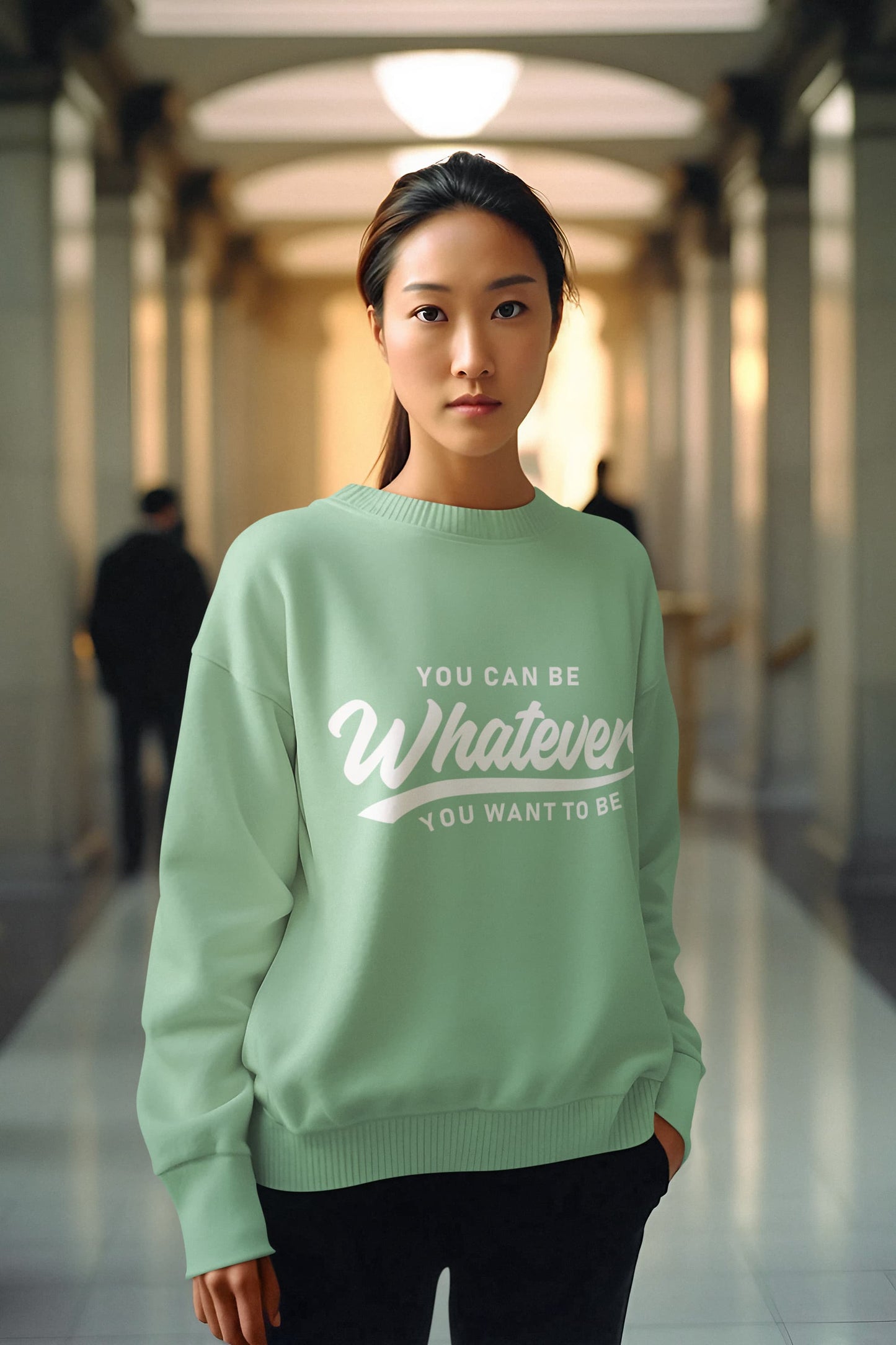 Women's Mint Green Sweatshirts