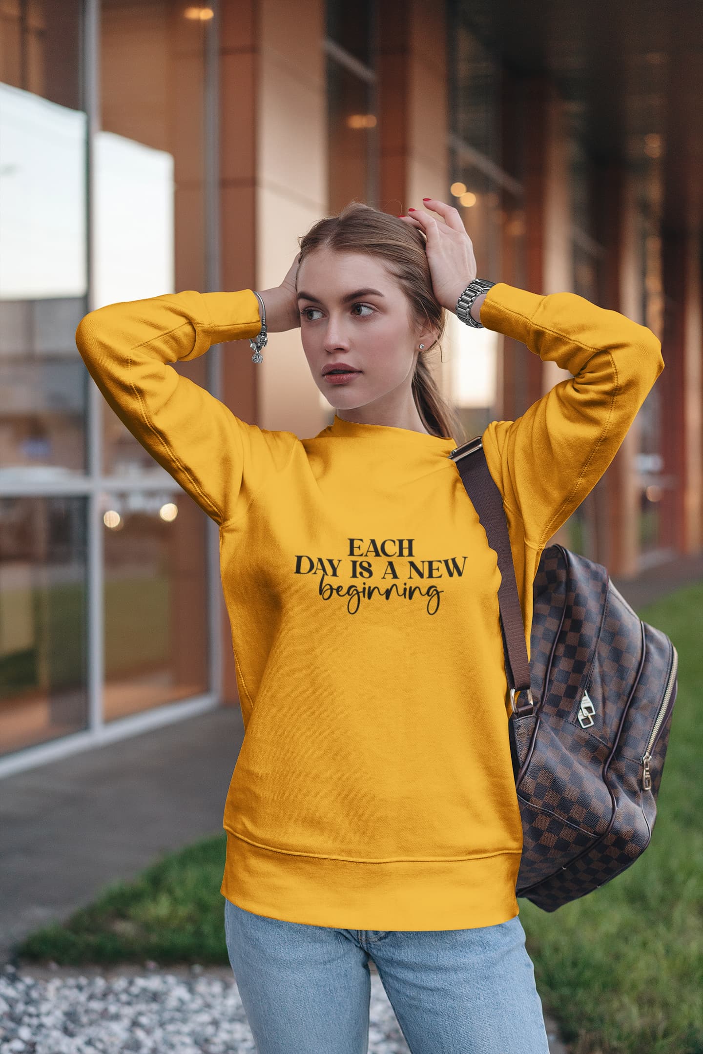 UNISEX GOLDEN YELLOW SWEATSHIRTS