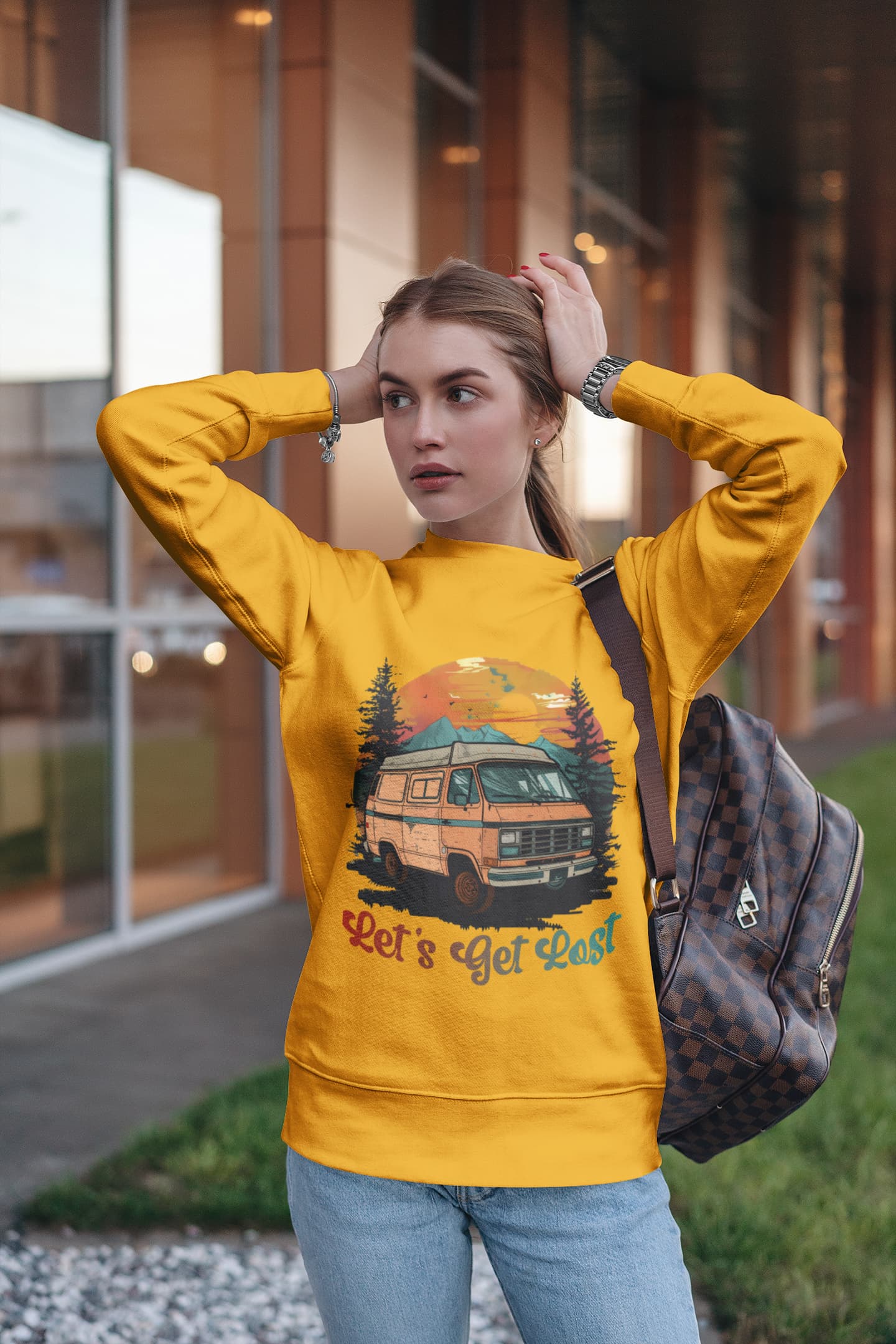 Women's Golden Yellow Sweatshirts
