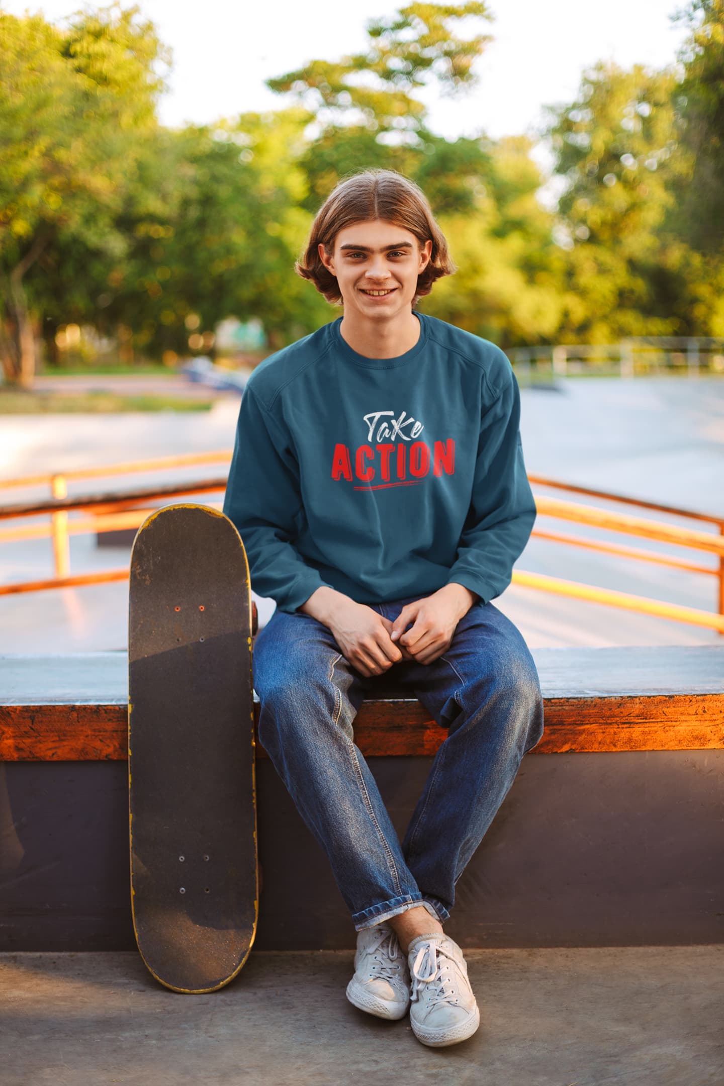 MENS NAVY BLUE SWEATSHIRT