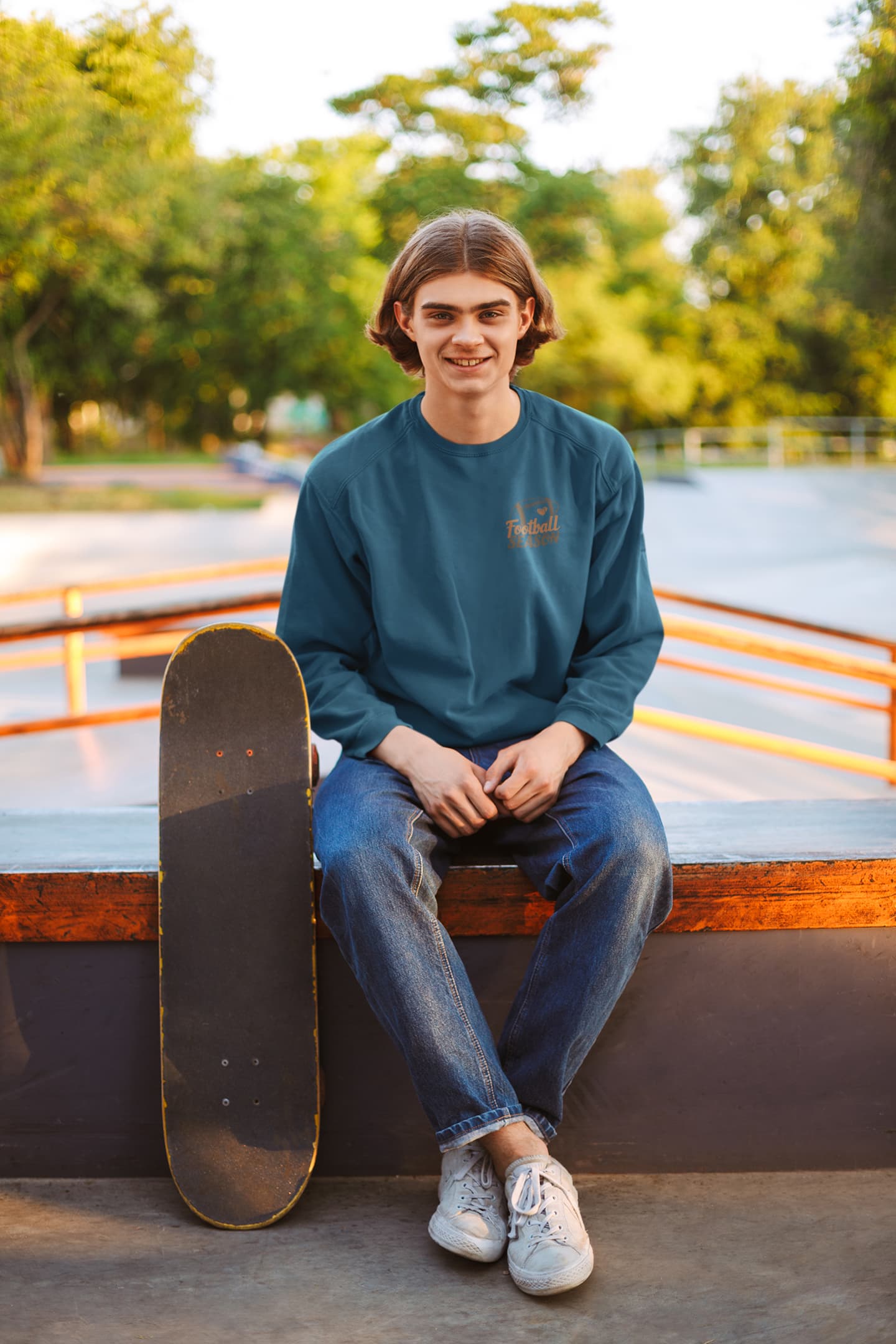 Men's Navy Blue Sweatshirts