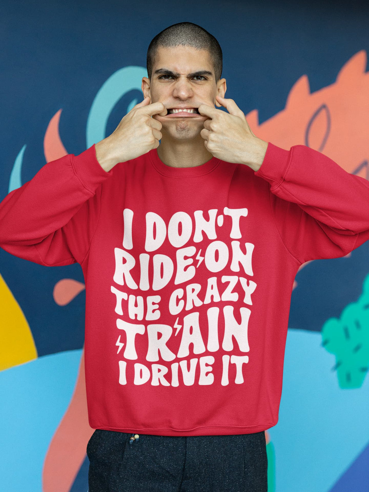 Men's Red Sweatshirts
