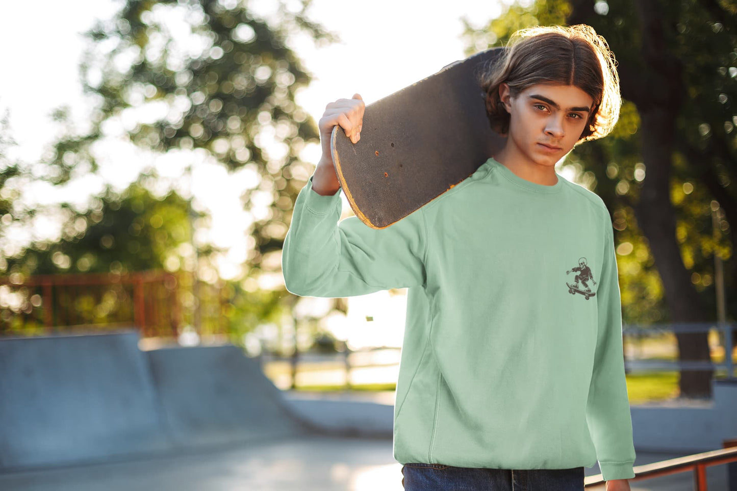 Men's Mint Green Sweatshirts
