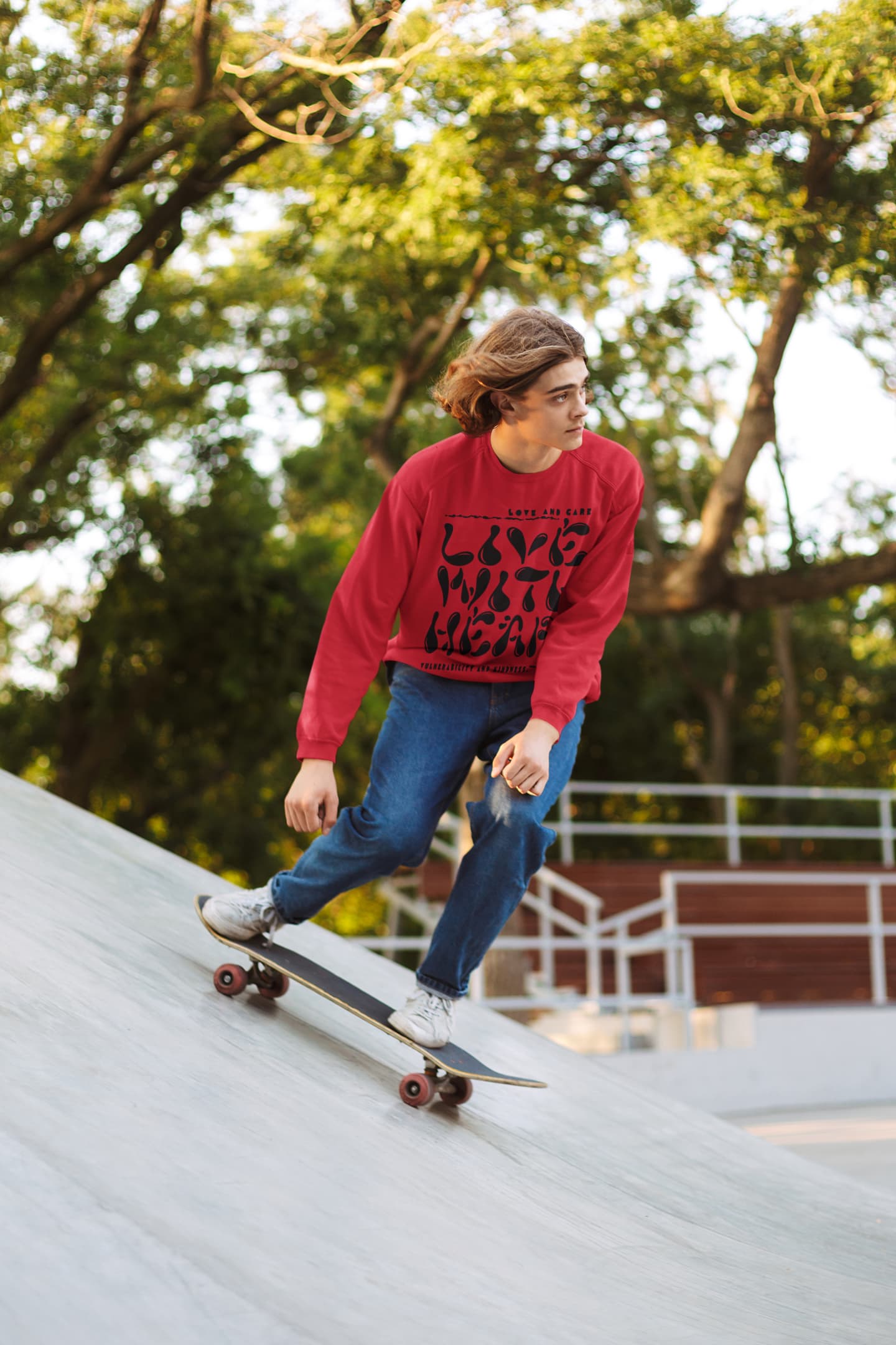 Men's Red Sweatshirts