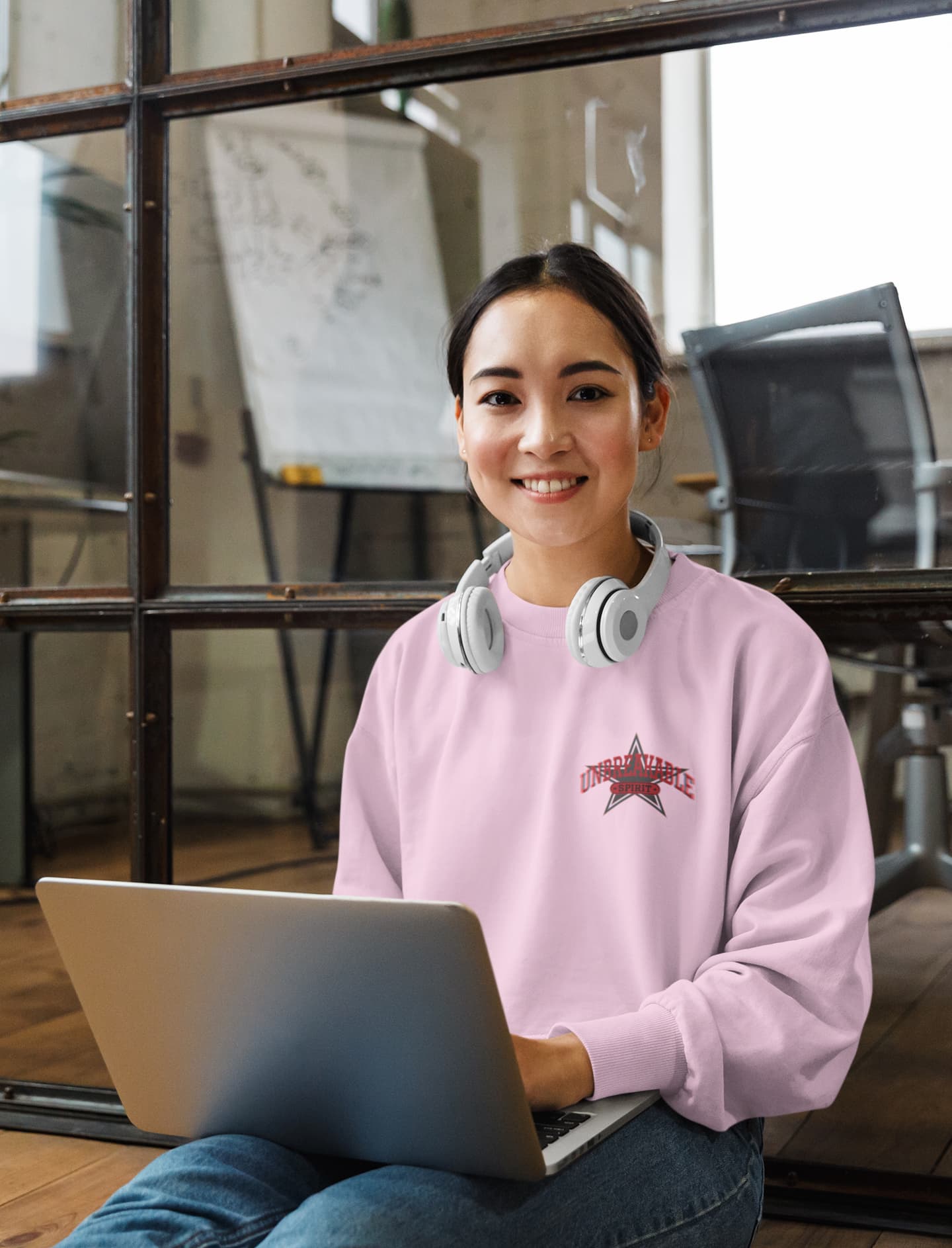 Women's Light Pink Sweatshirts