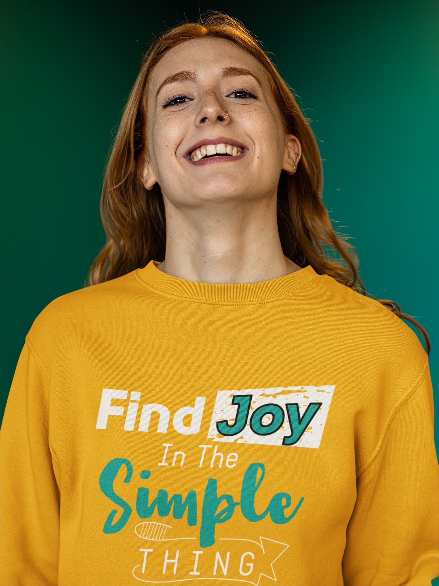 UNISEX GOLDEN YELLOW SWEATSHIRT 