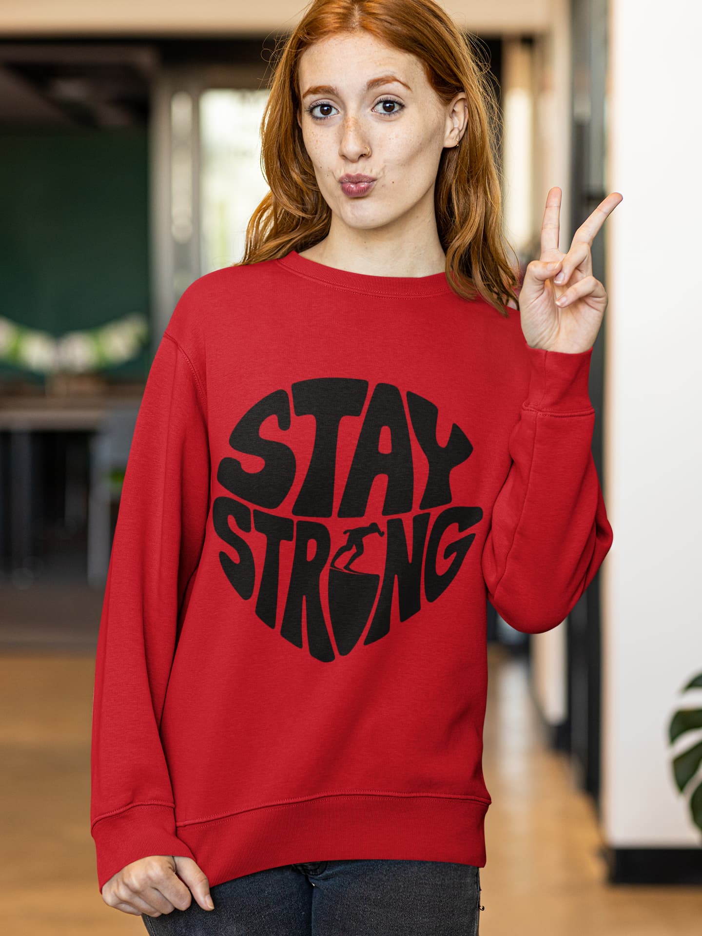 Men's Red Sweatshirts