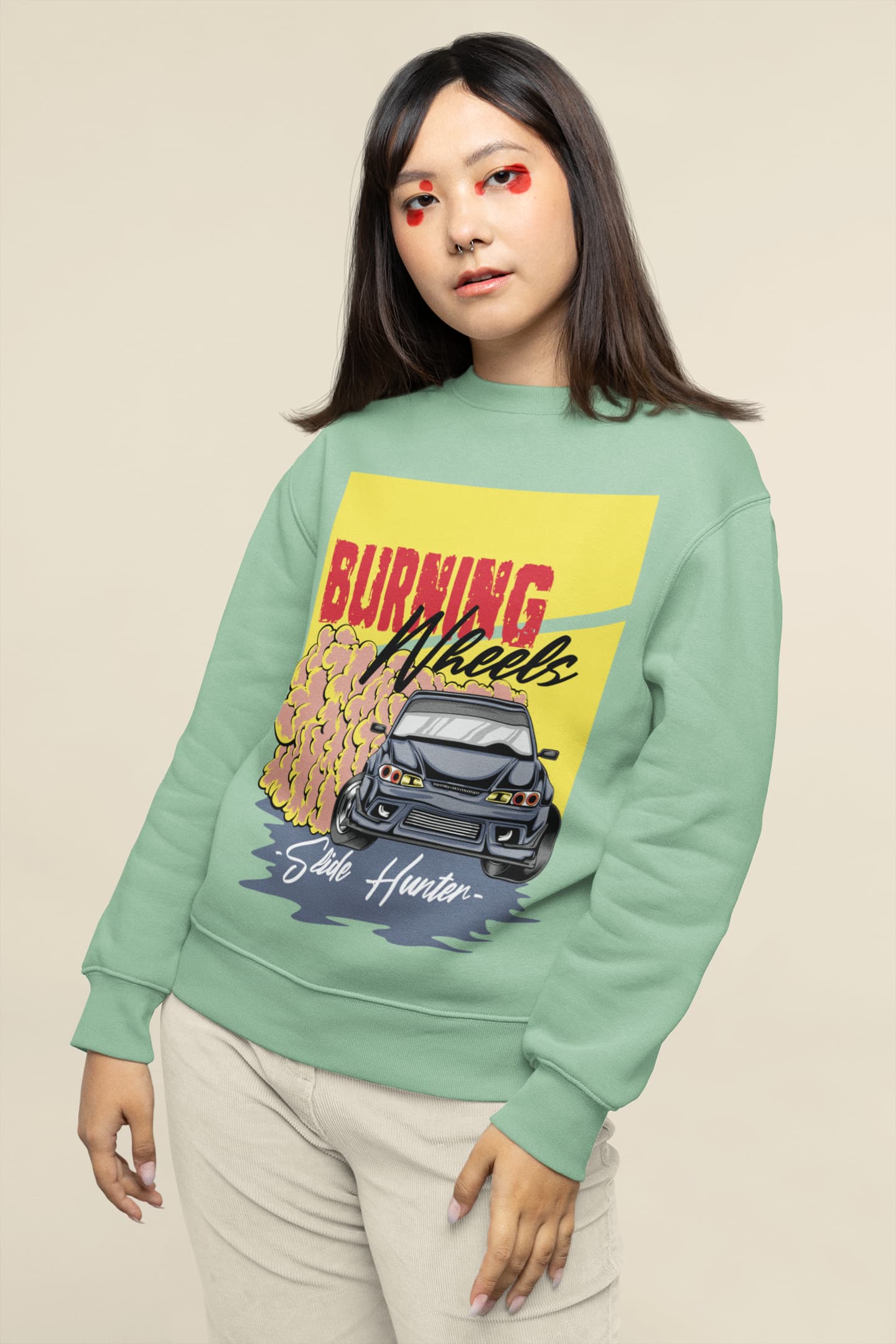 Women's Mint Green Sweatshirts