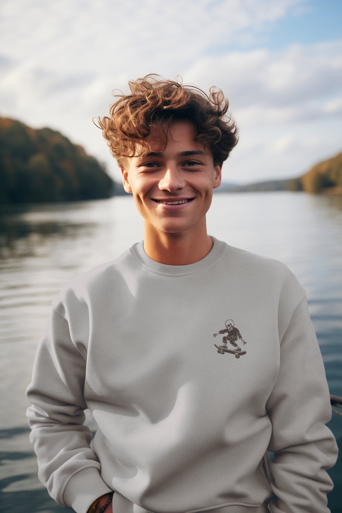 Men's Melange Grey Sweatshirts