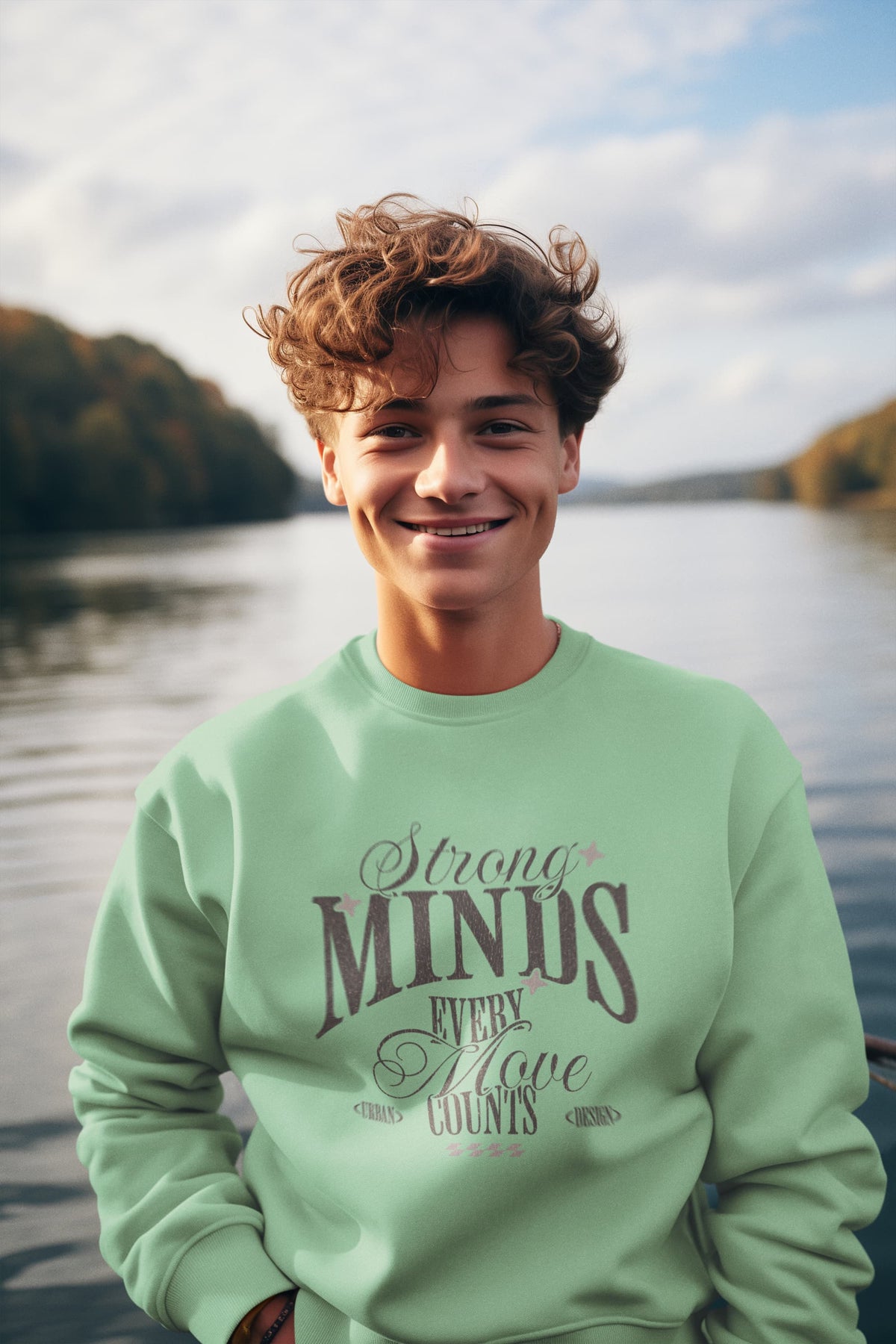 Men's Mint Green Sweatshirts